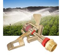 Qcwwy Buse d'arrosage à Culbuteur de Jardin en Alliage de Zinc G3/4 Pouces Filetage Mâle de 25 Mm avec Ressort en Acier Inoxydable Résistant à la Corrosion pour l'arrosage des Serres d'irrigation