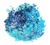 Qcwwy Confettis Métallisés Brillants, Confettis à Paillettes, en PVC, 100 G, Brillants et Imperméables, pour Décorations de Fête : Baby Shower, Baptême, Anniversaire,
