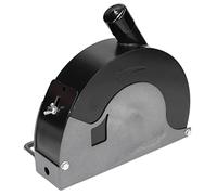 Qcwwy Couvercle Anti-Poussière pour Meuleuse D'angle, Carénage Anti-Poussière Sous Vide, Couvercle D'extraction de en Alliage D'aluminium et de Fer pour Rainurage de Lame de (à sec)
