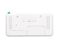 Qcwwy Horloge de Bureau électronique Réveil Numérique Moderne Réveil de Bureau Intelligent pour la Maison Chambre Salon Décoration Quotidienne