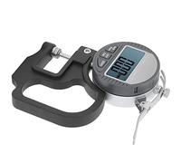 Qcwwy Jauge D'épaisseur Numérique 0-12,7 Mm, 12 X 10 Cm / 4,7 X 3,9 Pouces, Grand écran LCD, Structure Métallique Intégrée, Port Portable, Sortie de Données Rs232, Pile Bouton Lr44