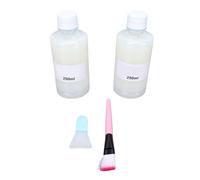 Qcwwy Lot de 2 Vernis Brillants pour Poterie 250 Ml - Vernis à l'argile - Résistant aux Rayures - Matière Organique à Haute Teneur en Verre - Prévient les Fissures - Protecteur pour Céramique,
