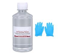 Qcwwy Minérale Inodore, Diluant pour Peinture à L'huile 250 Ml