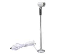 Qcwwy Mini Projecteur LED, 5 V en Aluminium pour Vitrine de Bijoux, Petite Lampe sur Pied, Adaptée pour Coiffeuses, Placards, Restaurants, Galeries D'art, alimenté par USB (Lumière