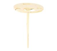 Qcwwy Paniers à Vin Support de Casier à Vin avec Porte-Bouteille et Verres pour Pique-niques Camping Plage Arrière-Cour Table à Extérieure Pliable Cuisine à en Bois