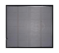 Qcwwy Panneaux Solaires Panneau de Veilleuses avec Haute efficacité 16,5% de Conversion pour Charge de Batterie 3,7 V Éclairage Extérieur Ventilateur Kit de Panneau Solaire DIY 6 V 2 W Éclairage
