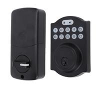 Qcwwy Serrure D'entrée à Clavier, Serrure de Porte D'entrée sans vec 99 Codes D'utilisateur, Verrouillage Automatique pour Portes de 35 à 50mm D'épaisseur, Maison et Appartement