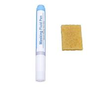 Qcwwy Stylo Fluide de Masquage, Marqueur de Masquage Aquarelle Bleu 6,3 Mm (matière organique)