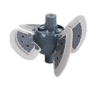 Qcwwy Turbine en Caoutchouc de Remplacement pour Moteur de Nettoyeur de Piscine avec Double Rouleaux R0524900 pour Installation de Nettoyeur d'aspiration MX6 MX8, Restaure la Puissance