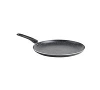 QDESIGN Poêle Crêpière en Aluminium anti-adhésif anti-rayure sans PFOA - tous feux dont induction - Compatible lave-vaiselle - Noir, Ø 28 cm