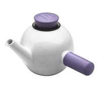 QDO Théière en Porcelaine avec poignée latérale Violet