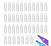 QEAS 40 Pièces Pointes de Rechange pour Feutre Acrylique Compatibles avec Guangna, Embouts de Rechange Souples pour Marqueurs, Mines Souples et Résistantes pour Dessin, Art DIY et Loisirs Créatifs