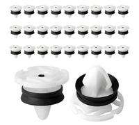 QEAS Lot de 30 clips de fixation de panneau de porte 7703077476, clips de fixation en plastique nylon pour revêtement intérieur de portière de voiture, compatibles avec Peugeot 308, Citroën DS4