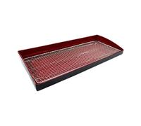 Qectial 'égouttage pour Friture, Grille D'égouttage pour Poulet Frit, Plateau de Présentation, Plateau de Service pour Restaurant, Ustensiles de, 60 Cm X 25 Cm X 7 Cm