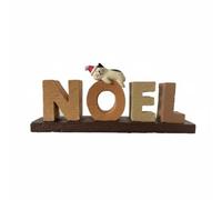 Qectial Ornement Chat en Résine avec Style Miniature et Détails Moulés pour Décoration Bibliothèque et Salon, Panneau De Lettres De Noël