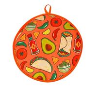Qectial Pochette Chauffe-tortillas En Tissu de 30 Cm (12 Pouces) pour Fêtes