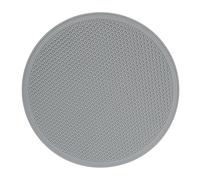 Qectial Tapis de Cuisson Multifonctionnel Résistant à La Chaleur, Dessous de Plat Anti-brûlure, Repose-ustensiles, Napperon de 30 Cm pour Assiettes, Poêles et, gris