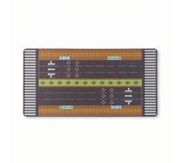 Qectial Tapis de Jeu Enfant Circuit Voiture Route Voiture Jouet en Plastique avec Marquages Routiers Flèches Passages Piétons et Arrêts Bus