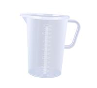 Qectial Tasse à Mesurer, Outil de Cuisine Pratique, Graduations Claires, Multifonctionnelle avec Bec Verseur, pour Mesurer La Farine et Les Liquides, et pour, 3000ml