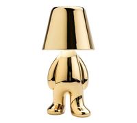 Qeeboo Golden Brothers Lampe à Poser Personnage Doré (Tom)