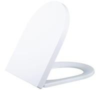 QeramiQ Dely Abattant WC - fermeture douce - démontage rapide - 35mm - blanc mat E13/A15 35mm seat white