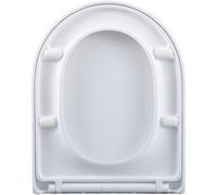QeramiQ Dely Abattant WC - frein de chute - déclipsable - 35mm - Blanc brillant E13/A15 UF seat Glossy_Matt White