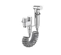 Qeunrtiy 1-In-2-Out Dual Control Valve Multi-Function Faucet Shower Pressure Kit de de Salle de Bain pour Bidet et Douche-C