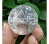 QEUOPGFD Ornements en Cristal Belle Pierre de Quartz Naturelle, Boule de Cristal Blanche, Traitement de guérison Beau Cristal