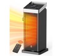 QEXREED 2000W Radiateur Electrique, PTC Céramique Chauffage d'appoint | Oscillation 90° Silencieux, Télécommande, Minuterie 24H, Thermostat ECO, Sécurité Anti-incendie, Chauffage Rapide, Economique
