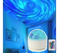 Qfdiwr Aurore Projecteur CielEtoile, Lampe Projecteur Aurore Boréale, Projecteur Galaxie Veilleuse Etoile Projection Avec 7 Modes, Projecteur De CielÉtoilé LED, Veilleuse Enfant Et Adulte