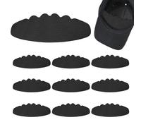 Qfdiwr Bandeau Anti-Transpiration Chapeaux,10 Pièces Auto-Adhésives Larges Anti-Taches Universelles - Bandeau Anti-Transpiration Casquette Baseball,pour Temps Chaud, Extérieur, Voyage, Plage,
