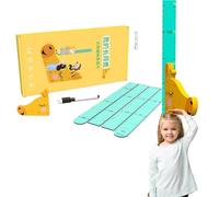 Qfdiwr Mesureur de Taille pour - Mètre de Mesure jusqu’à 180 cm - Règle Magnétique Amovible pour Décor Maison, Chambre et Salle de Jeu