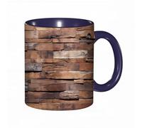 QFSDGY Tasse à Café | Tasse Céramique Fine | Cadeau Original | 330ml | Mug avec Anse | Cadeau Original pour Homme et Femme | Éventail Art Déco doré. Nova dorée. Fond orné d'écailles rétro. Superbe s