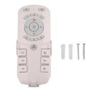 Qh007 Télécommande pour ventilateur de plafond avec récepteur pour fonction oscillante 2,4 g Blanc (B)