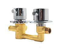 QHQQXN Mitigeur de Douche en Laiton - Robinet de Commande thermostatique 2/3/4/5 Voies pour Cabine de Douche, Robinet de Douche élégant pour Un Confort Ultime