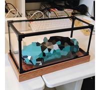 QHZYMX Boîte en Acrylique Transparent pour L’Affichage, Objets De Collection/boîtes Rangement Anti-poussière pour Souvenirs, Décoration La Maison(40X40X40cm/16X16X16in)