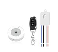 QIACHIP 433Mhz RF Mini Kit télécommande interrupteur d'éclairage,Commutateur a Distance sans Fil 230V 220V10A relais Récepteur avec télécommande d'interrupteur mural