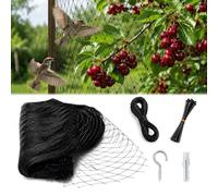 QIANAI 2Pcs 3.5m x 5.5m Filet Anti Oiseaux Balcon, Filet Protection Chat, Filet Arbre Fruitier, Filet Voliere Poulailler, Filet Protection Jardin, Grillage Potager, Protection Potager