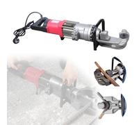 QianCruxtacy Cintreuse Hydraulique Professionnelle pour Fers à Béton B | Pour Fers à Béton De 10-22 mm De Diamètre; Angle De Cintrage De 0 à 90°, Pour Construction Ferroviaire, Ponts Et Bâtiments