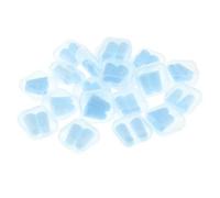 Qianly 20 Paires Bouchons D'Oreilles Mousse Jetables Protection Auditive Anti-bruit Matériau Doux et Respirant Adaptés Au Sommeil Travail Événe, Bleu