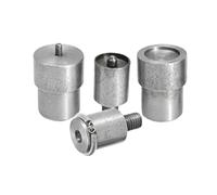 Qianly 4 Paquets de Moules à Boutons-pression pour Machine, Kit D'outils Divers 10 12,5