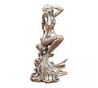 Qianly 5X Figurine de Sirène, Statue Décorative Miniature, Sculpture pour Micro- de Bureau à Faire Soi-même