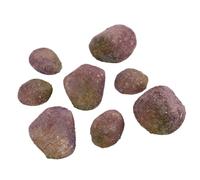 Qianly 8 Pièces Artificiel Creux Fausse Pierre Jardin Léger Pierre Artificielle pour Paysagistes, Jardiniers Amateurs, Cour, Rocailles, Jardinière, Array, Marron