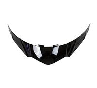 Qianly Aileron Arrière de Casque Accessoire Queue de Remplacement Élément Solide Pièce en Plastique Montage Rapide pour Casques FF3802 Adapté à La Condu, Noir