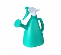 Qianly Arrosoir Double Usage Brume et Jet Pulvérisateur à Pression Manuelle Léger Réutilisable, Vaporisateur de Jardin pour Enfants, Vaporisateur de Plantes pour Bureau, Maison, Véranda, Vert, 1L