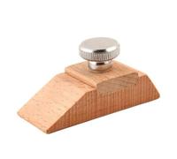 Qianly Bloc Ponçage Réglage Métallique Multifonctionnel Bloc Ponçage En Bois Hêtre Compact Ponceuse Manuelle pr Finition s Bords, Biseau