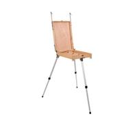 Qianly Boîte Chevalet avec Trépied Pliable Chevalet avec Trépied Télescopique Boîte à pour Peintres, Plein Air, Déplacement