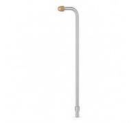 Qianly Buse de Lavage Auto Lance Haute Pression Buse Lance Embout Tube en Acier Inoxydable et Pointe en Laiton Jet en Éventail pour Difficiles Connexion, 90° Long