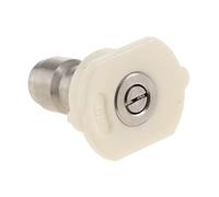 Qianly Buse Pulvérisation Pression Laveuse Accessoire Acier Inoxydable Embout Réglable Connexion Rapide Nettoyage Automobile Maison, Blanc 40 degrés
