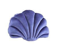 Qianly Coquillage Oreiller Décoratif Oreiller Joli Coussin en Peluche Multifonctionnel, Violet